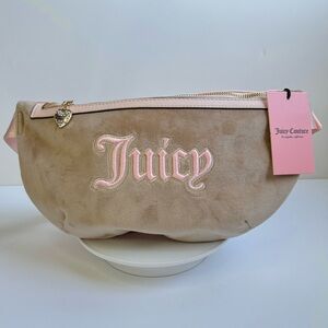 Juicy Couture Queen of everything Fanny Bag Cafe/ Powder Blush